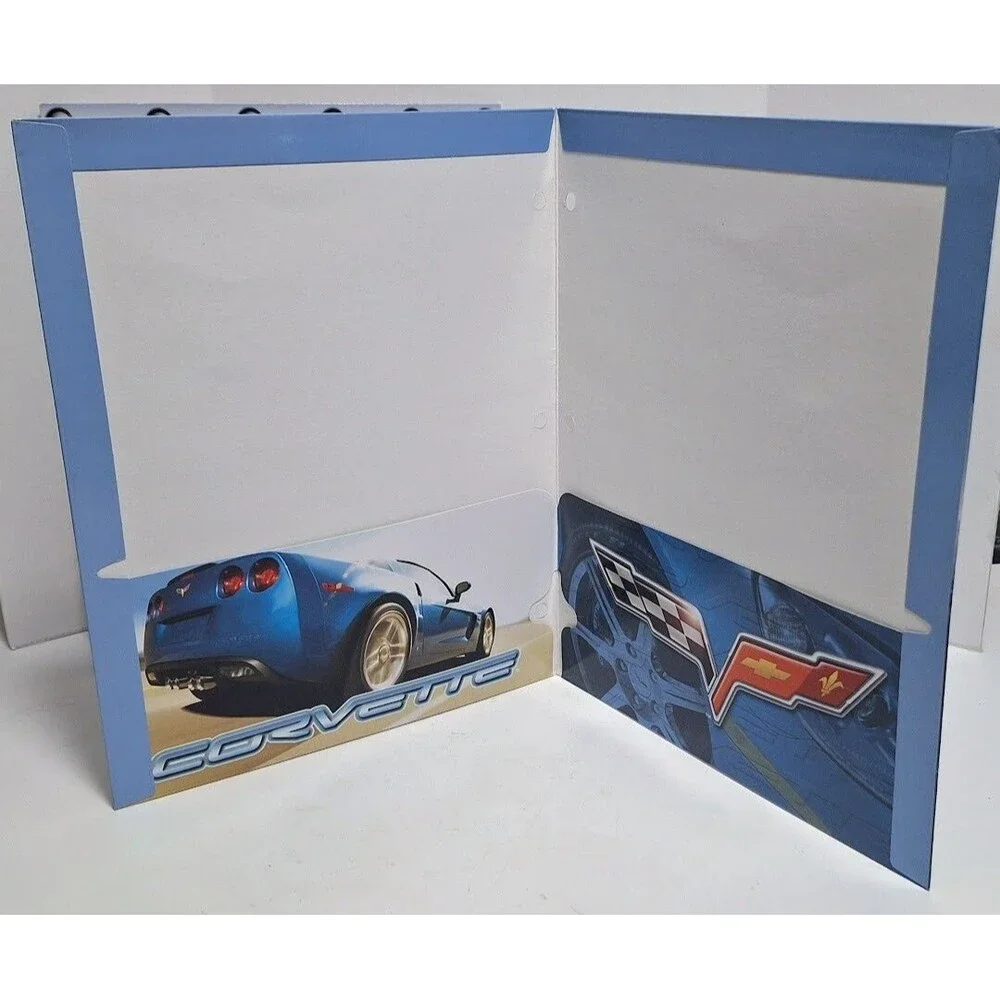 INNOVATIVE DESIGNS OFFICIAL GM PRODUCT CORVETTE & Z06 PORTFOLIO BINDER FOLDERS